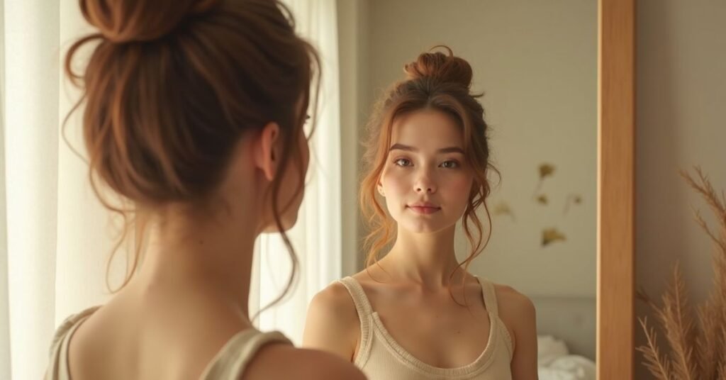 Mirror Selfie Aesthetic Captions