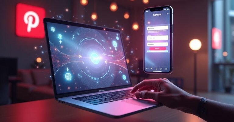 Pinterest Sign Up Process