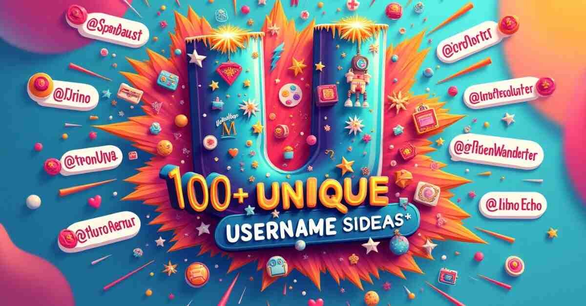 unique usernames ideas