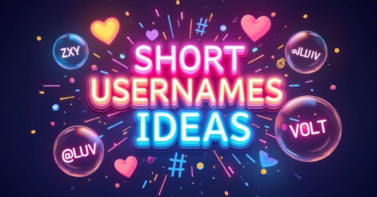 Short Usernames Ideas