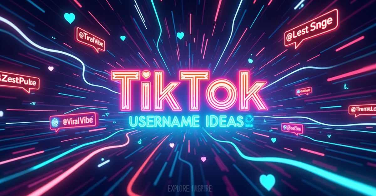tiktok username ideas