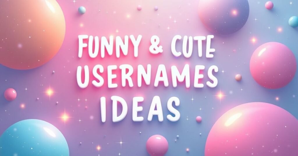 Cute Usernames Ideas