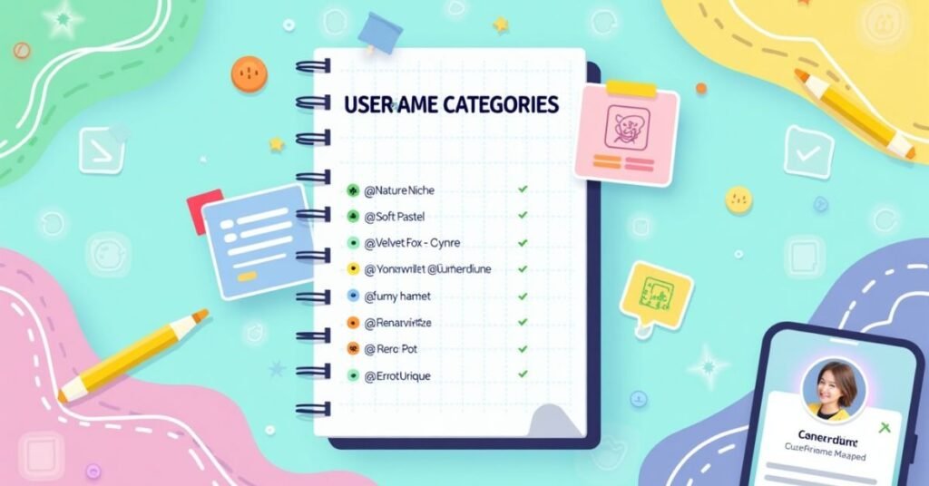 unique usernames ideas