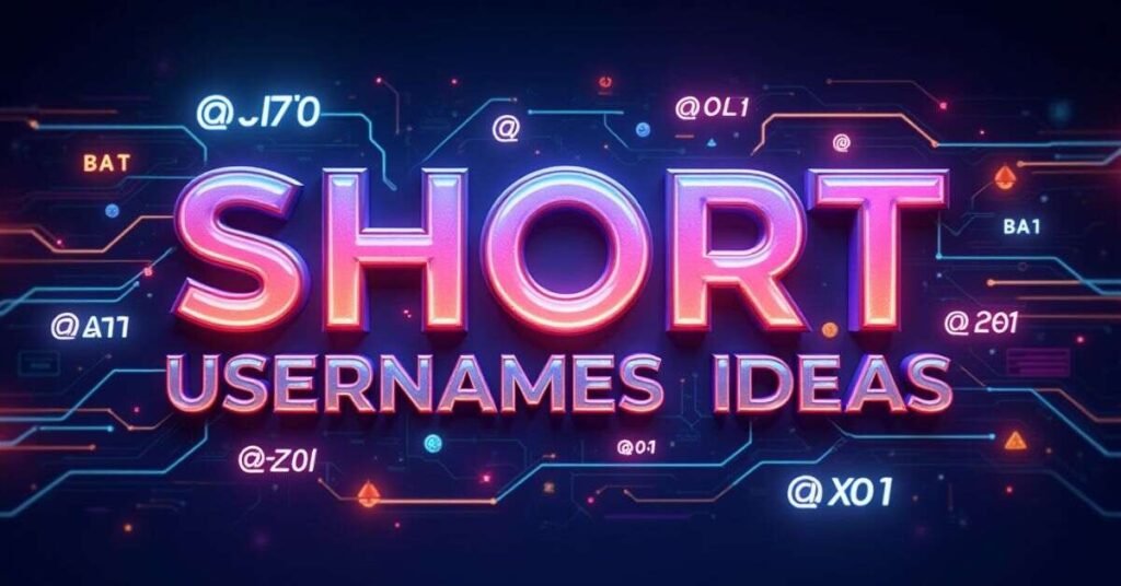 Short Usernames Ideas