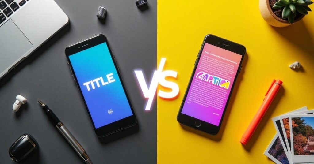 what does caption mean