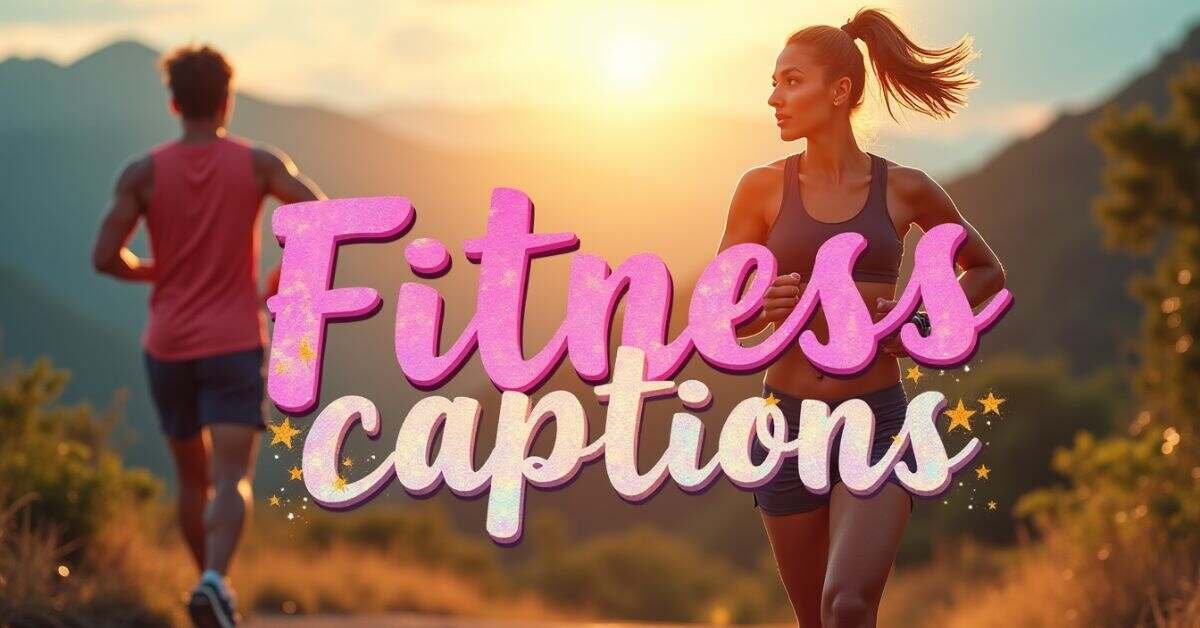 fitness captions