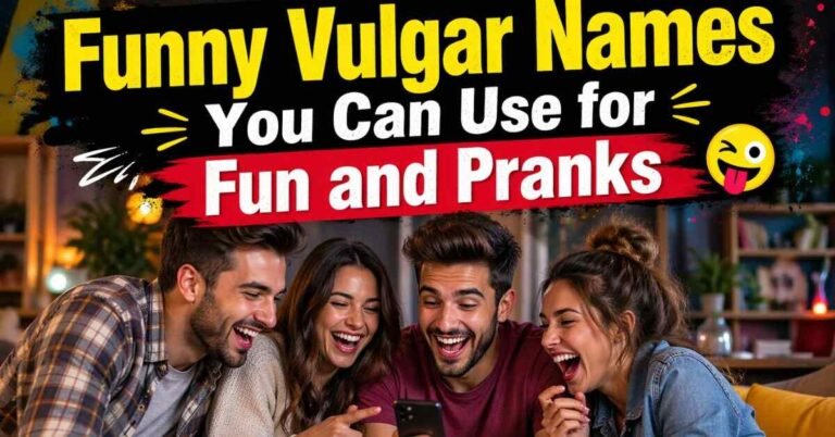 Funny Vulgar Names