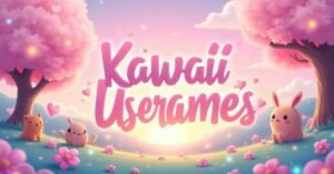 kawaii usernames