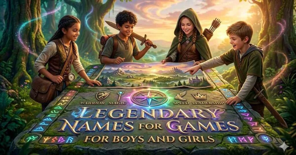 Legendary names for games