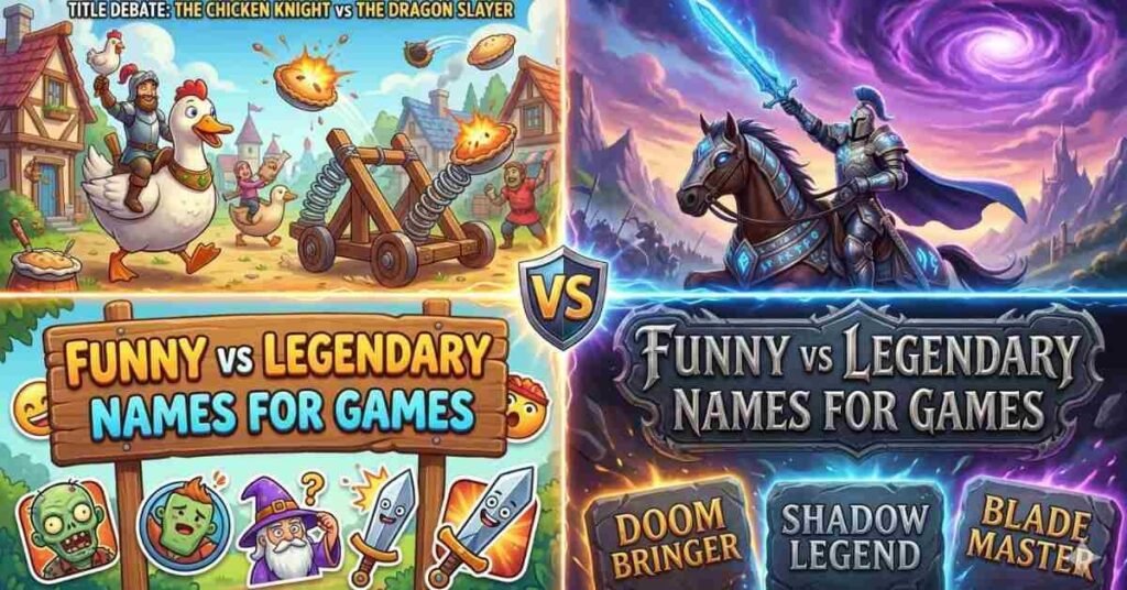 Legendary names for games