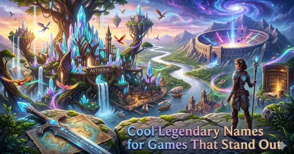 Legendary names for games