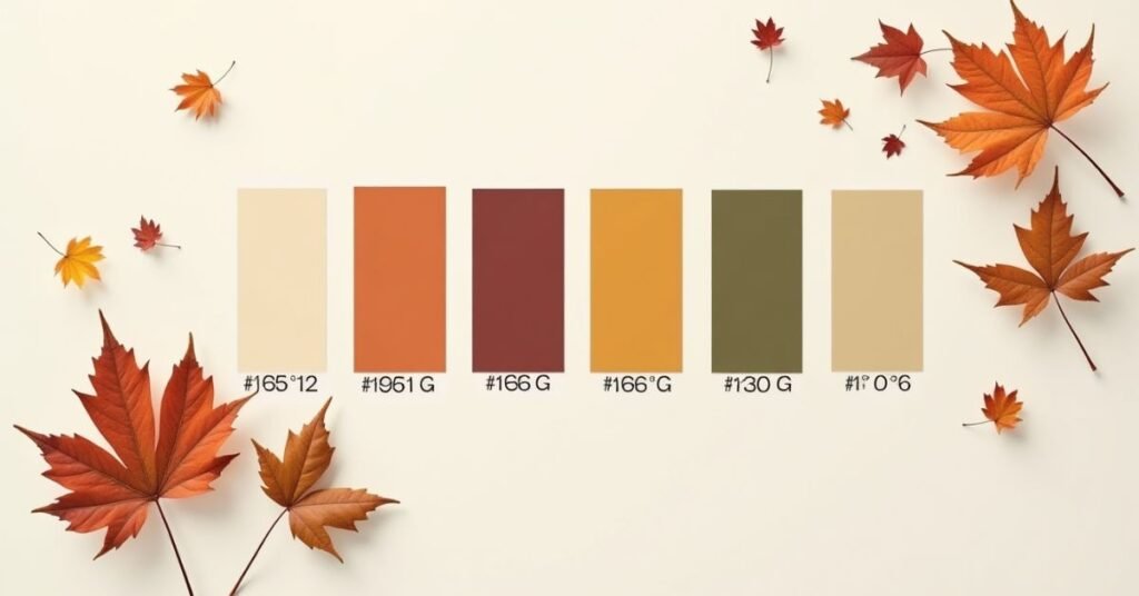 fall colors palette