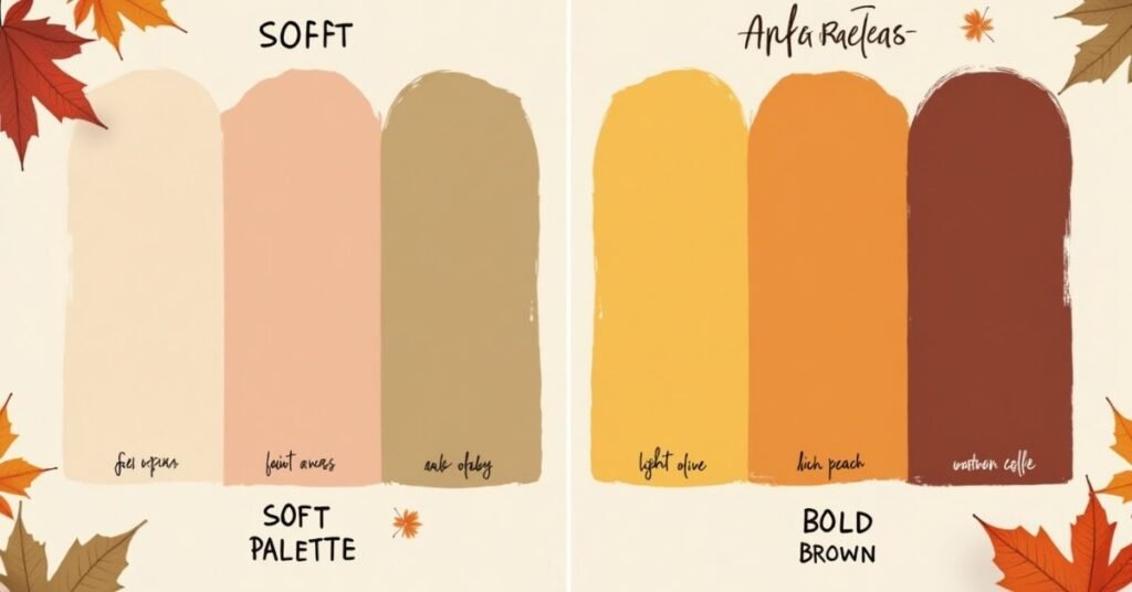 fall colors palette