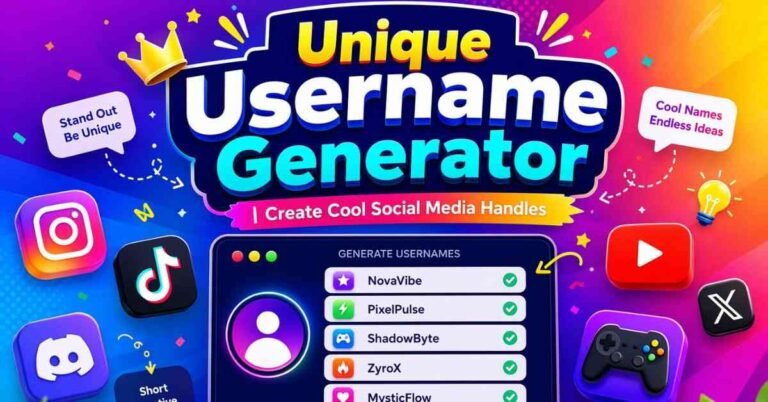 Unique Username Generator